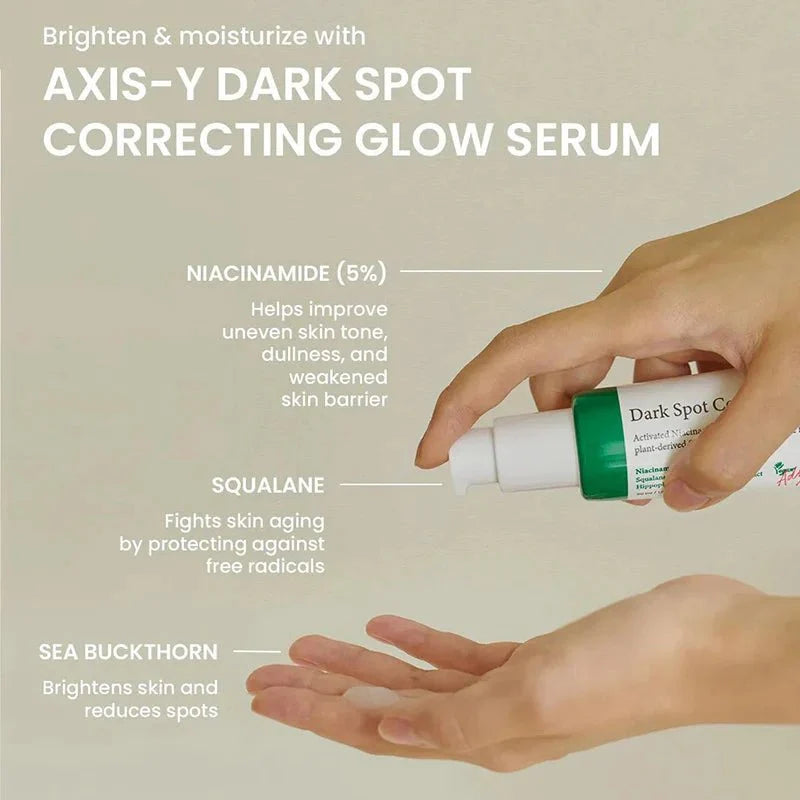 Axis-Y Dark Spot Glow Serum – lightweight serum texture