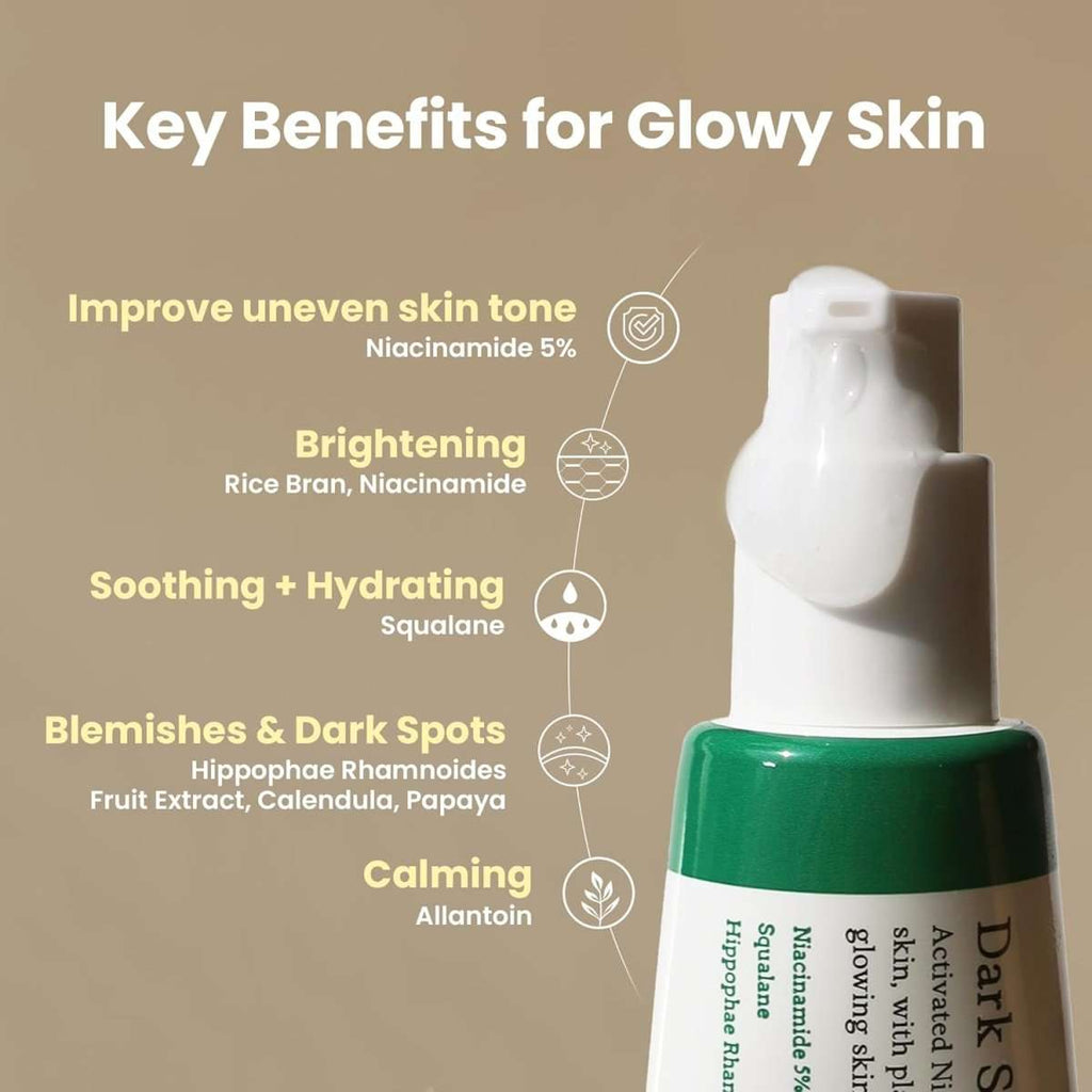 Axis-Y Dark Spot Glow Serum – lifestyle application shot