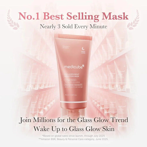 Medicube Collagen Night Wrapping Mask – gel texture detail