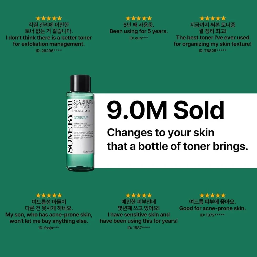 SOME BY MI AHA BHA PHA 30 Days Miracle Toner 150ml